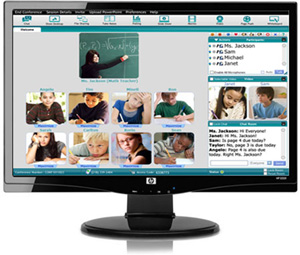 Скриншот одного из интернет-сервисов видеоконференций Скриншот одного из интернет-сервисов видеоконференций